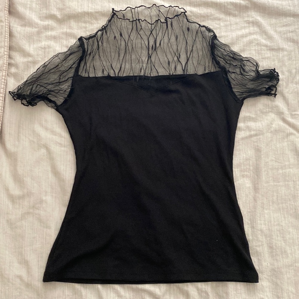 Floral lace top